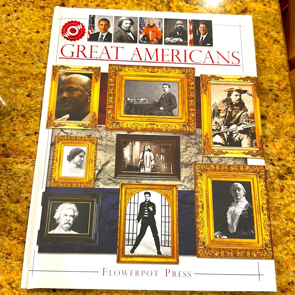 NWT♥️🇺🇸GREAT AMERICANS HARDCOVER BOOK BY FLOWERPOT PRESS